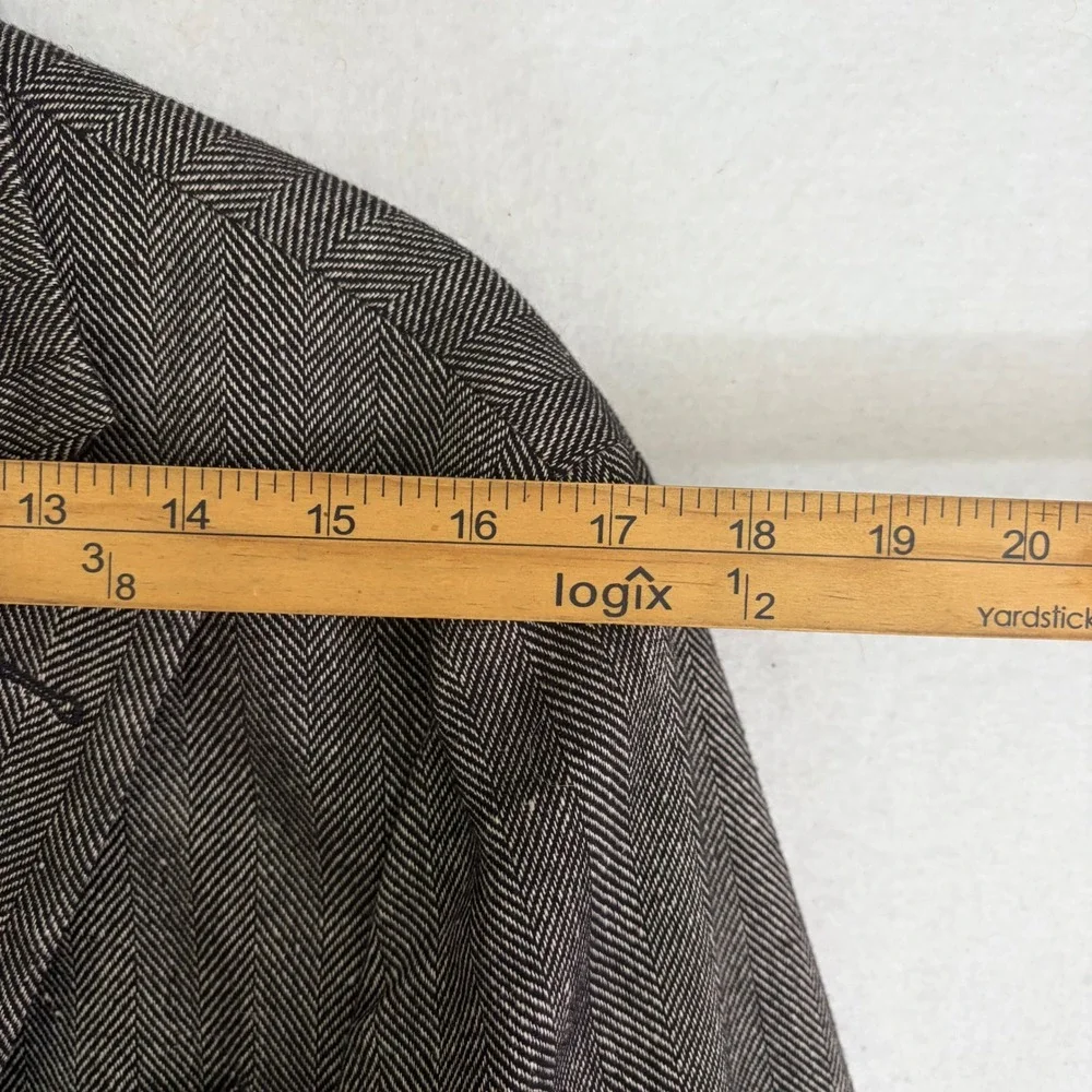 Banana Republic Blazer 38R Slim Lanificio F.Lli Balli Linen Wool Unstructured